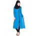Long Kurta - Blue colored in Georgette fabric Long Kurta - Blue colored in Georgette fabric